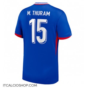 Francia Marcus Thuram #15 Prima Maglia Europei 2024 Manica Corta